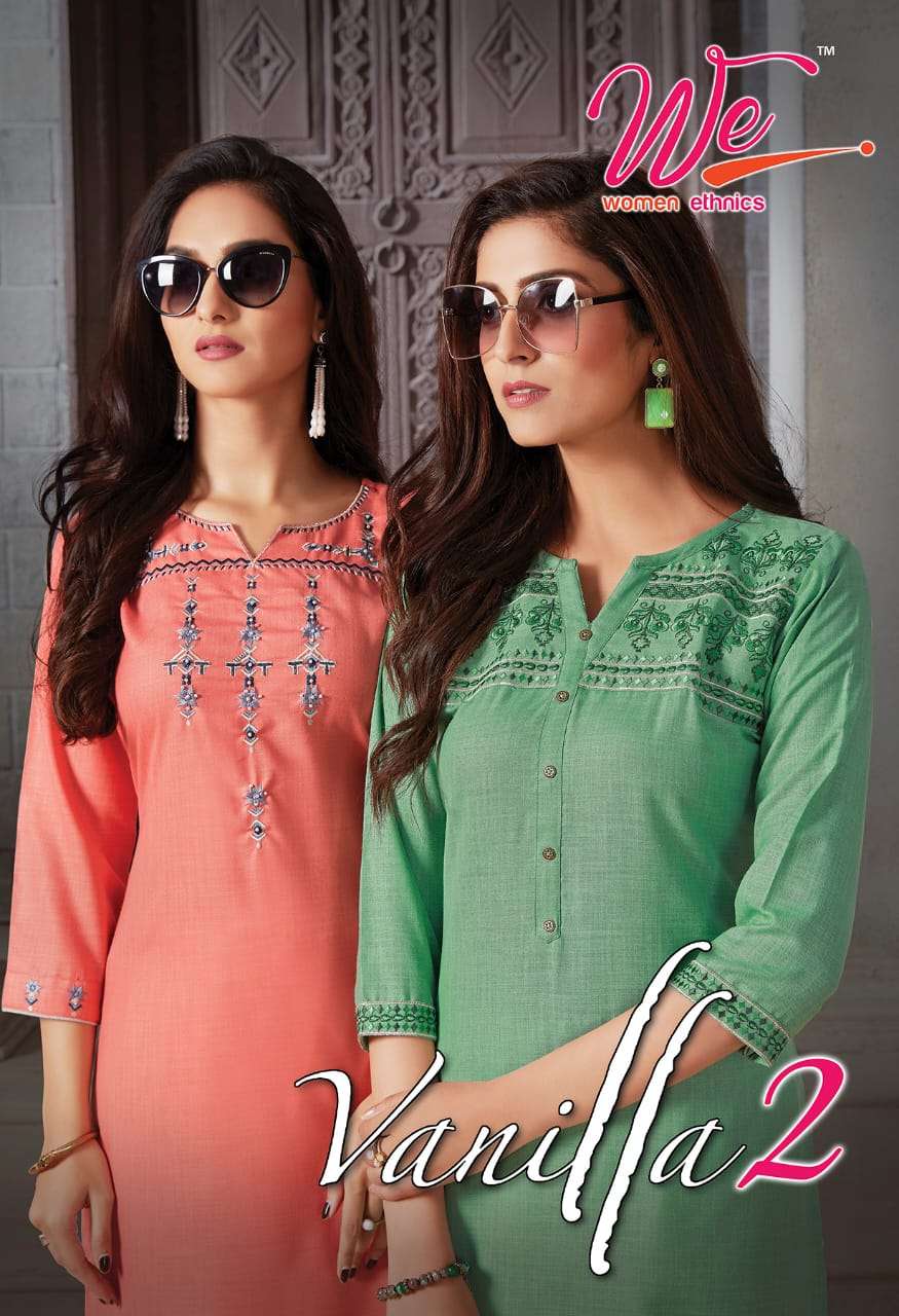 Vanilla Vol 2 By We Women Designer Party Wear Collection Wholesale Supplier Online Lowest Price Cheapest Kurtis With Pant Catalog